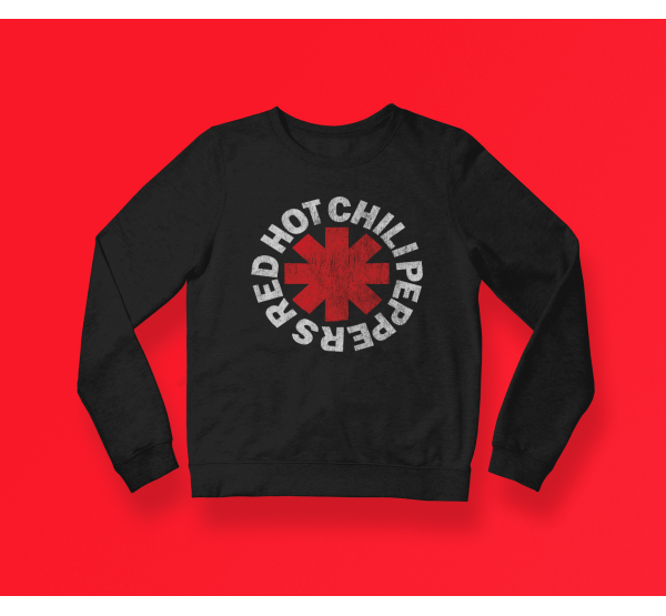 RHCP Logo Distressed Sweatshirt